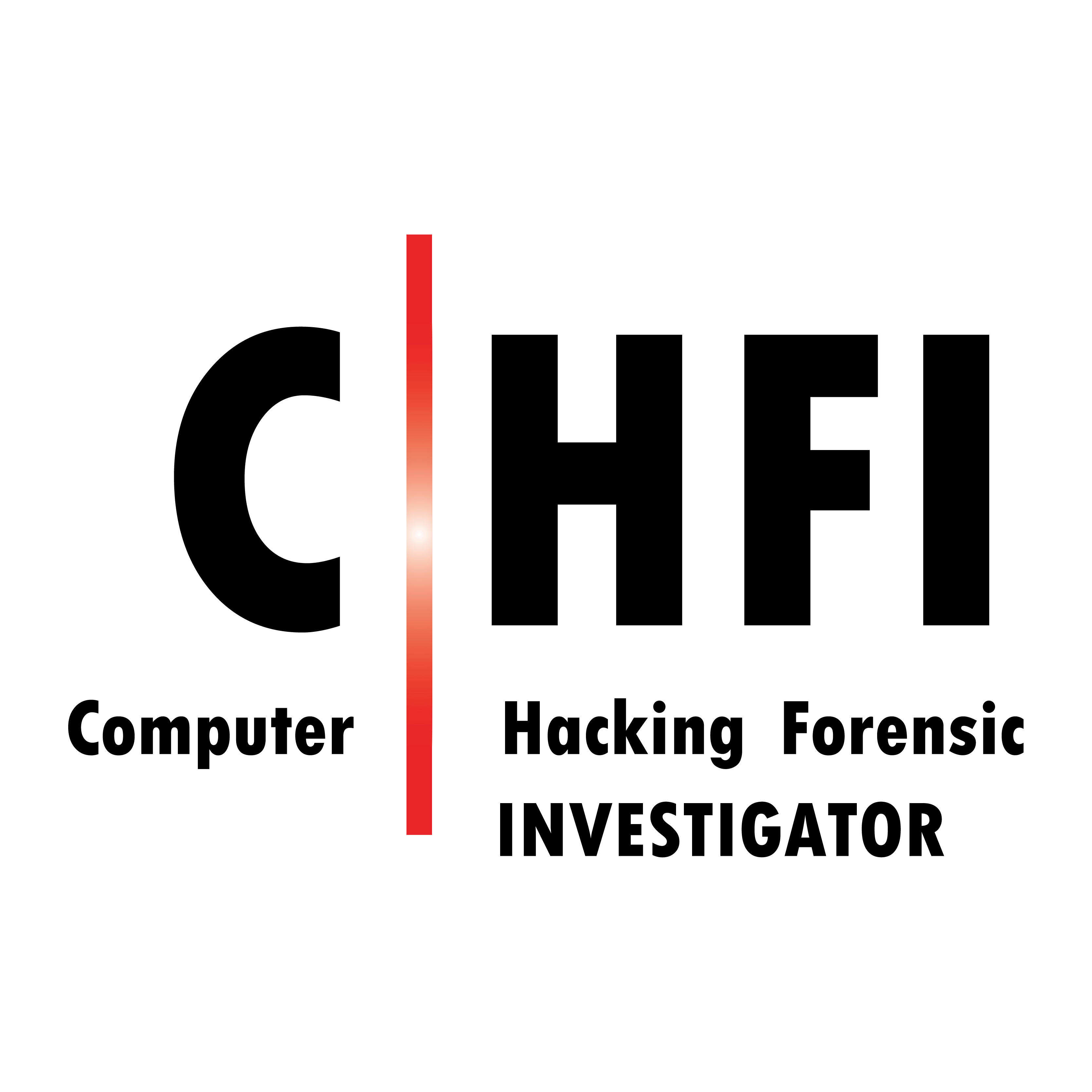 Logo oficial CHFI — Computer Hacking Forensic Investigator